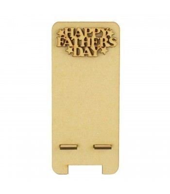  Laser Cut 3mm Personalised Fathers Day Phone Holder 